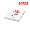 25x25cm European Style Valentine's Day Napkins with Gold Floral Hot Stamp for Parties and Restaurants