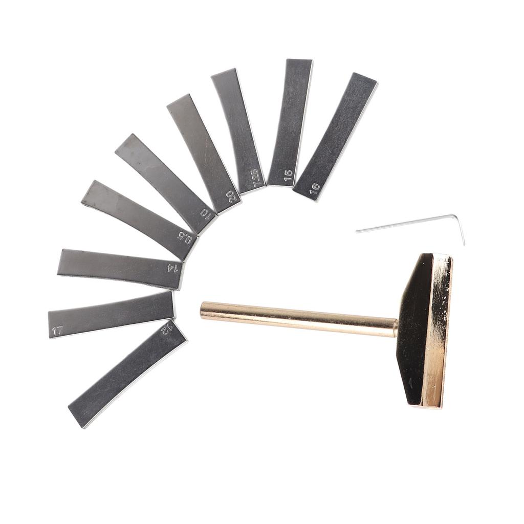 Fret Installation Set Fingerboard Fret Press Tool with Mounting Clamp Electric Guitar Repair Tools