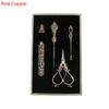 5PCS/Set European Style Tailor Vintage Sewing Scissors Kit With Thimble Embroidery DIY Craft Supplies With Needles Scissors
