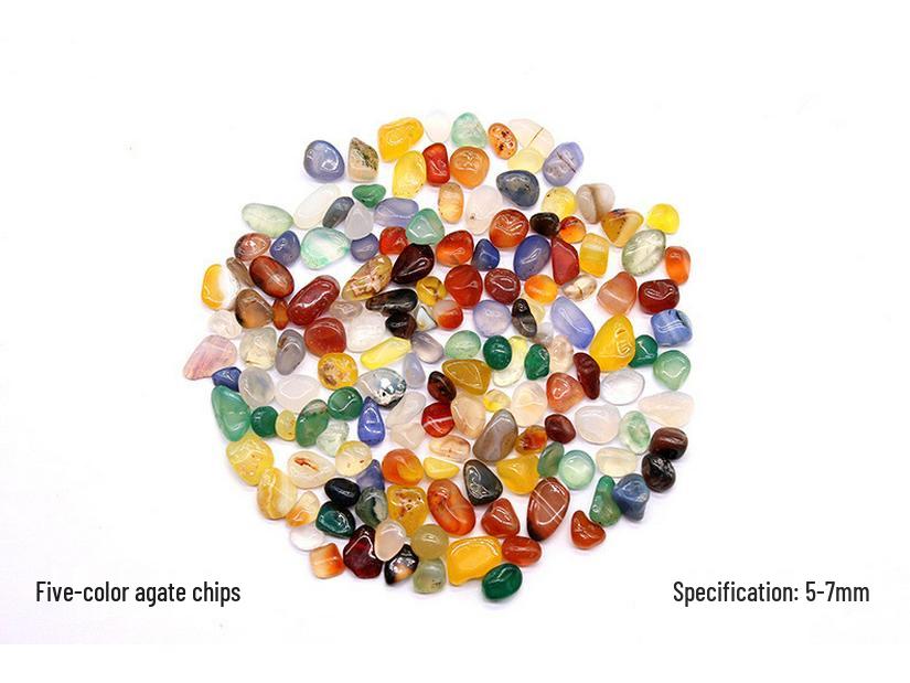 Натуральная разноцветная галька агата для аквариумов, фэн-шуй и садоводства