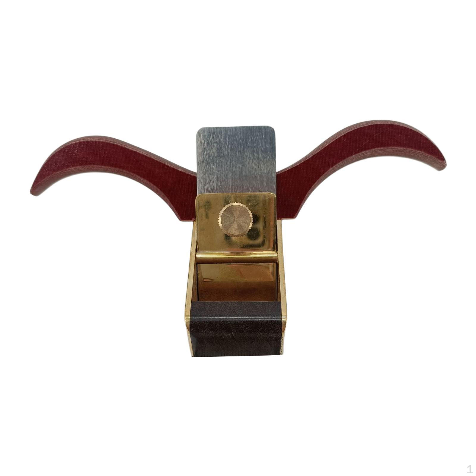 

Деревообрабатывающий рубанок с плоским дном ручной с рукояткой латунный инструмент плотника эффективная фурнитура для