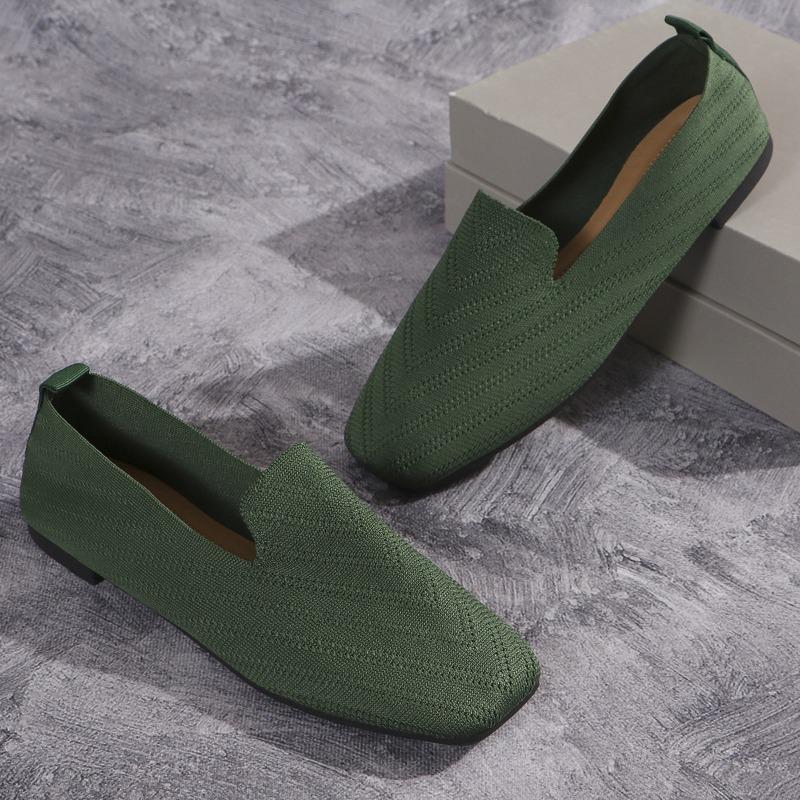 Fashion European and American Single Shoes 2024 New Simple Solid Color One Foot Shallow Mouth Daily Single Shoes for Women Zapatos Mujer