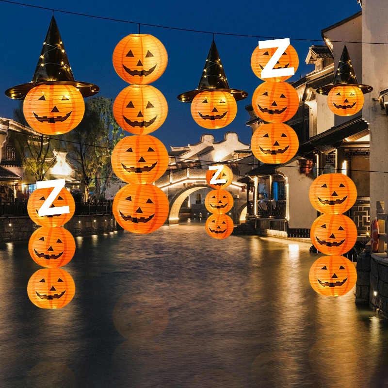 Halloween Luminous Pumpkin Lanterns for Bar and Kindergarten Decor