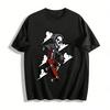 Skateboarding Skull Graphic Hoodie Edgy Streetwear For Men Women Pure Cotton T-shirt