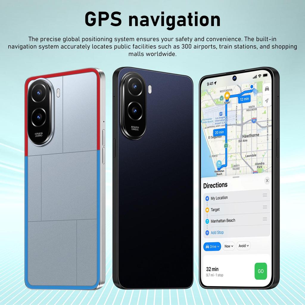M7Plus 16GB+1TB Android Smartphone: 7.3" Large Full Screen, Dual SIM/Standby, Dropship Compatible