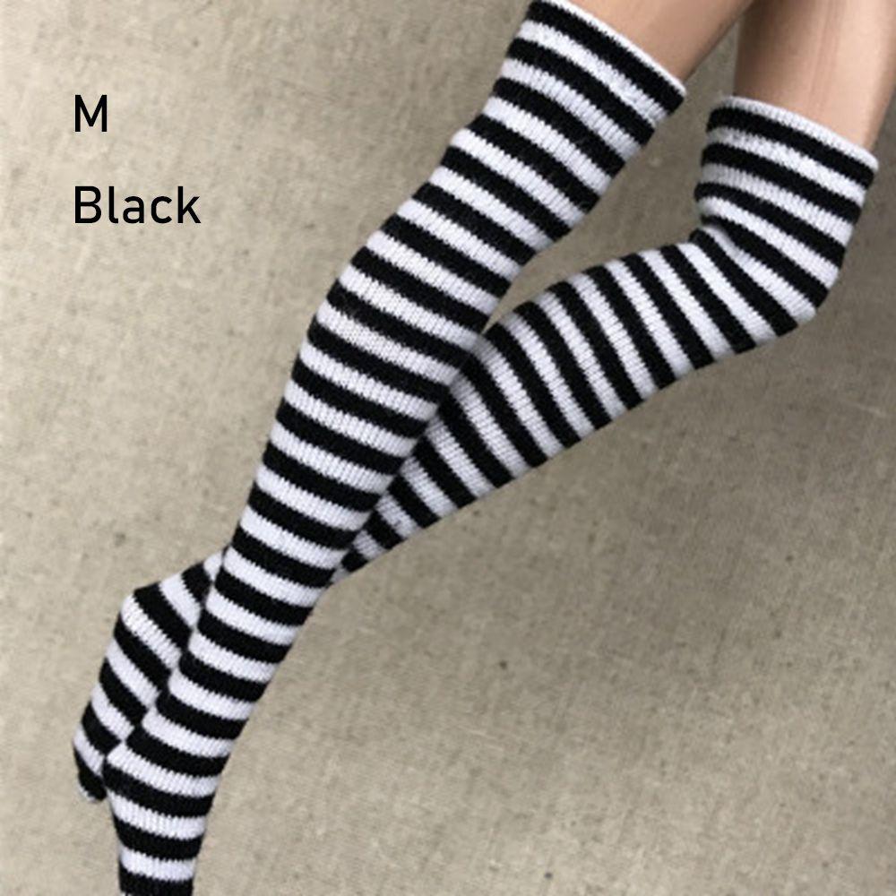 1 Pair Fashion Children  Girl DIY 's Clothes Accessories 1/6  Stockings Christmas Gift Stripe Socks