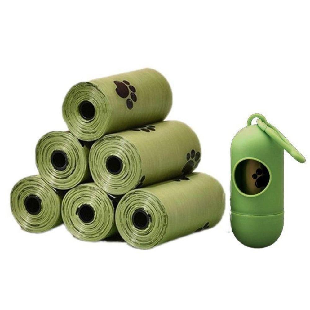 EPI Biodegradable Dog Poop Bags with Dispenser Trash Bag Cat Waste Bags Dog Cleaning Supplies