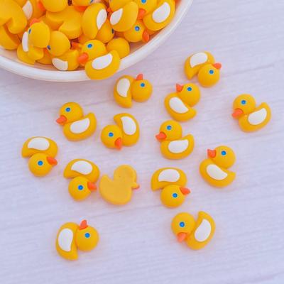 20Pcs New Mini Cute Cartoon Duck Series Flat Back Resin Cabochons Scrapbooking DIY Jewelry Craft Decoration Accessorie