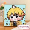 Kit Pittura ad Olio Digitale Anime Demon Slayer Fai da Te per Bambini