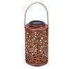 Solar Claws Projection Lamp Hollowed Out Solar Light Garden Patio Pathway Landscape Light with Handle Flower Iron