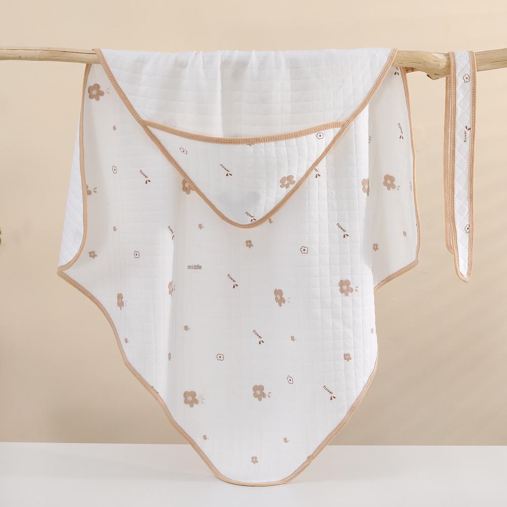 

Четырехсезонная пеленка Air Layer: Трехслойное одеяло для новорожденных, предотвращающее рефлекс испуга 85*85cm/220g Air Layer Warmth