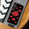 Cool Akatsuki Logo Black Soft Phone Cover Case for Samsung Galaxy A25 A71 A32 A51 A73 A23 A53 A26 A72 A35 A36 A24 A55 A41 A22