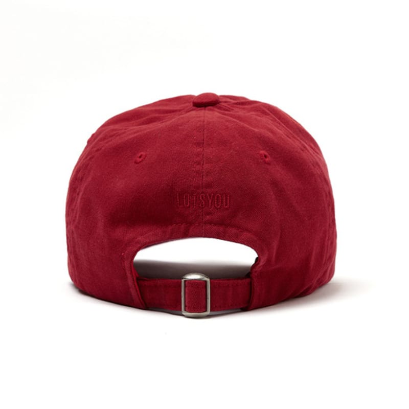 LOTS YOU lotsyou_Old Money Classic Ballcap Red