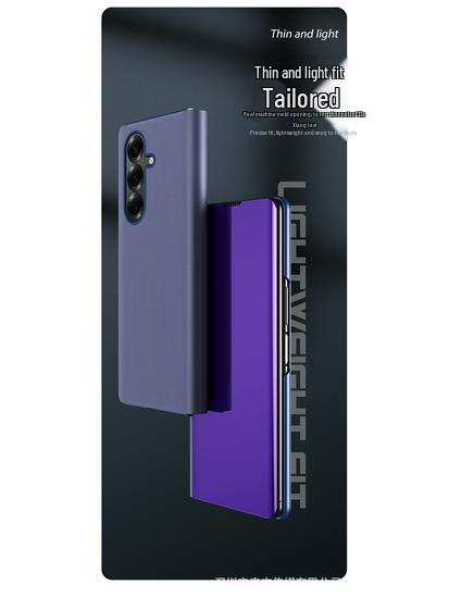 Husă Flip Oglindă 3D cu Suport pentru Samsung Z Fold7/Oppo Find N3