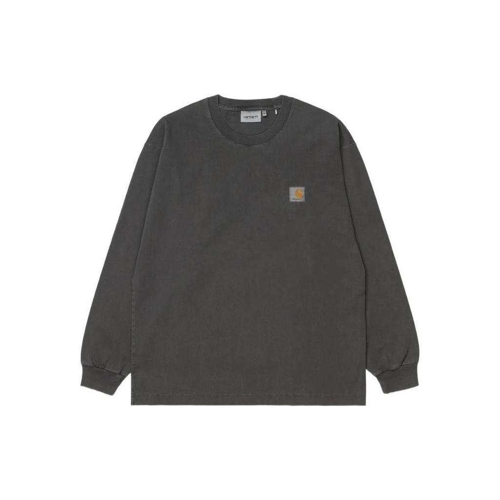 Carhartt WIP Solid Logo Long Sleeve T-Shirt Unisex tops Black I029948-89-GD