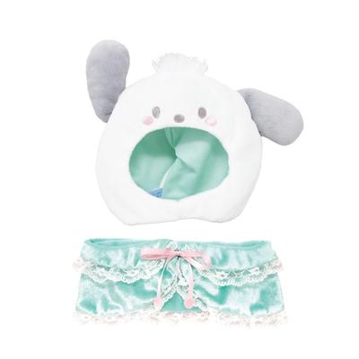Naitou Design Plush Costumer Lace Cape Pochacco Plush Clothes, Size L, for Ages 6 and Up, Hat Width: Approx. 21cm