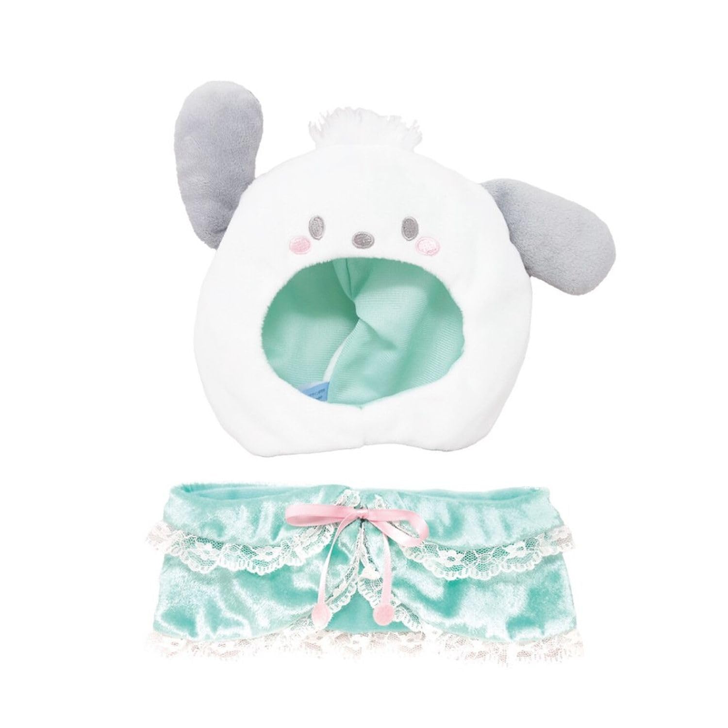 

Naitou Design Plush Costumer Lace Cape Pochacco Plush Clothes, Size L, for Ages 6 and Up, Hat Width: Approx. 21cm