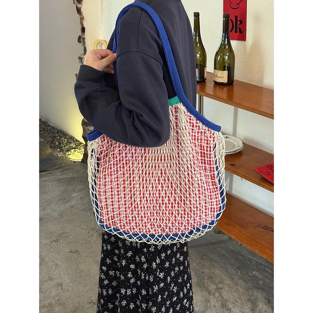 

Large-capacity Single-shoulder Bag, Casual Beach Bag, Tote Bag червоний