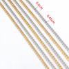 1Meter Stainless Steel Flat Round Chain 4.5x6mm Cross Circle Link Chains for DIY Necklace Bracelet Bag Chain Jewelry Findings