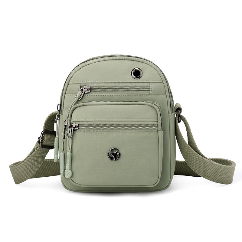 Borsa a tracolla piccola, quadrata, impermeabile, leggera, per cellulare, multistrato, per la mamma