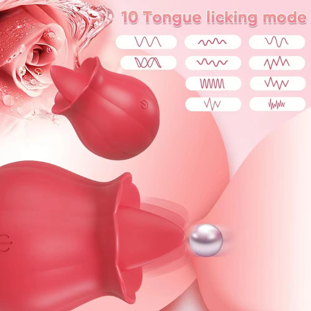 Powerful Swing Vibrator for Woman Nipple Clitoris Stimulator G-Spot Massager Vibrating Female Oral Masturbation Adults Sex Toys