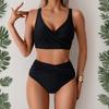 Women's Sexy Bikini Two-Piece High-Waisted Swimsuit Set