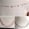 Personality Red Blood Drop Clavicle Chain Crystal Irregular Blood Necklace Dripping Blood Chokers Wedding Jewelry Gift