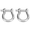 2pcs Bow Shackle Stainless Steel Anti Corrosion D Ring Anchor for Camping Hiking Outdoor Sports(M18 950kg Load )