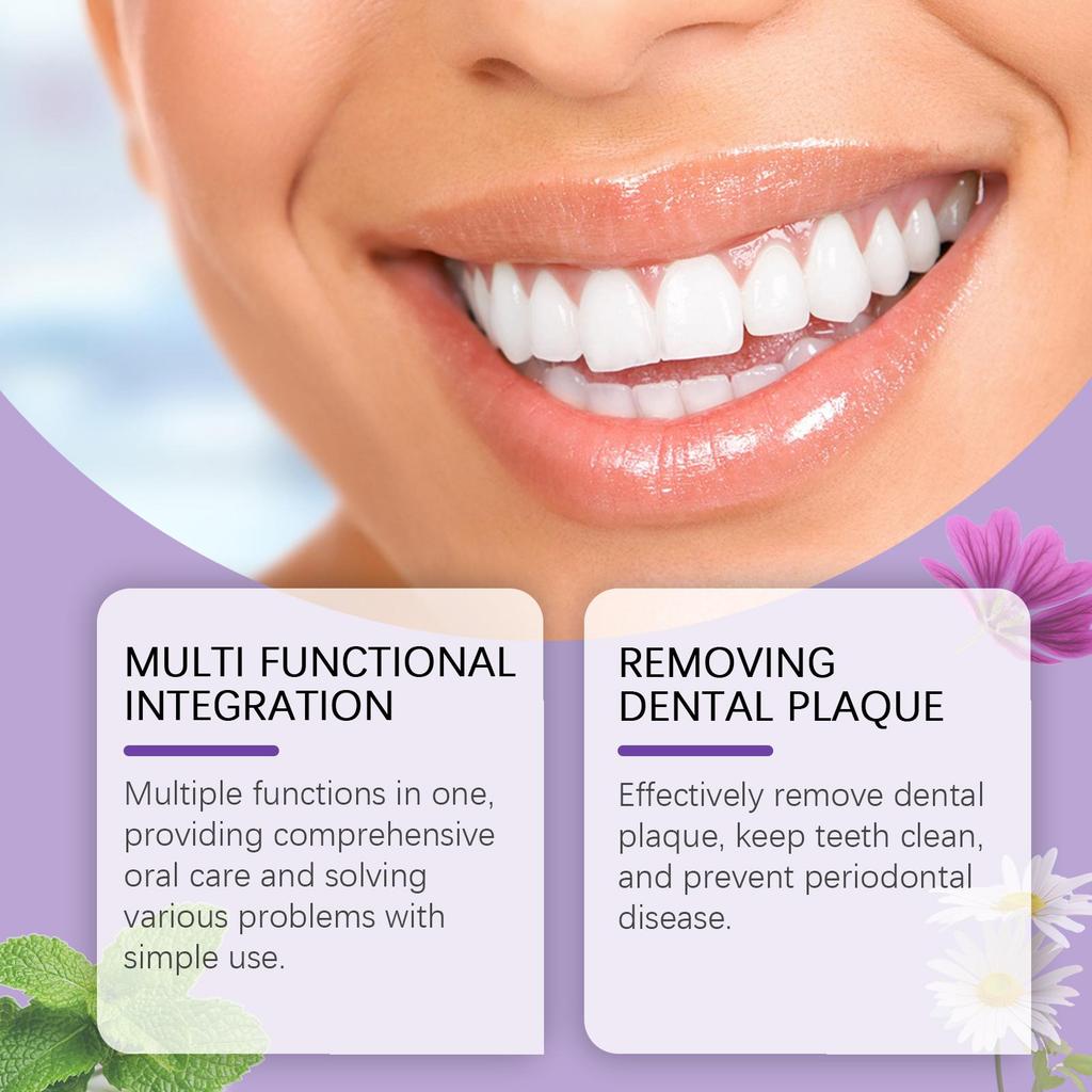 Oralhoe Гель для чистки зубов Мягкая ежедневная чистка Усиливающий пятновыводитель Отбеливающий уход за зубами