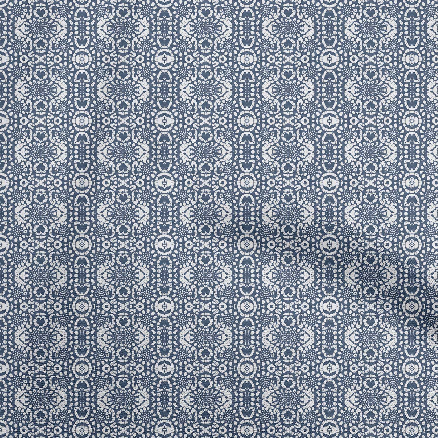

OneOone Cotton Flex Grey Fabric Aian Batik Тканина для пошиття друкованої тканини для рукоділля у дворі 40 дюймів 42 Inch Wide - Viscose Chiffon чирок синього кольору