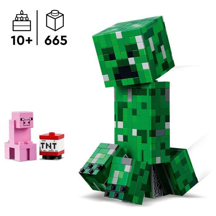 LEGO Minecraft 21276 Le Creeper - Stavebnice pro kluky od 10 let - Figurka