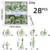 28 Pcs Plastic Christmas Hanging Ball Colorful Merry Christmas Tree Decor  Children Gifts