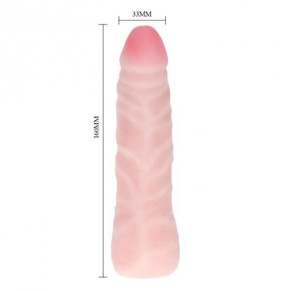 Gode - NO NAME - Soft Model - 15 Cm - 3.3 Cm - Pink PVC