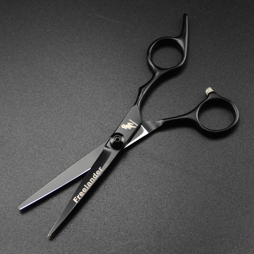 6.0 Inch High Screw, Black, Black Gold Paint, Hair Scissors, Hair Scissors, Flat Scissors, Thin Scissors 03-05