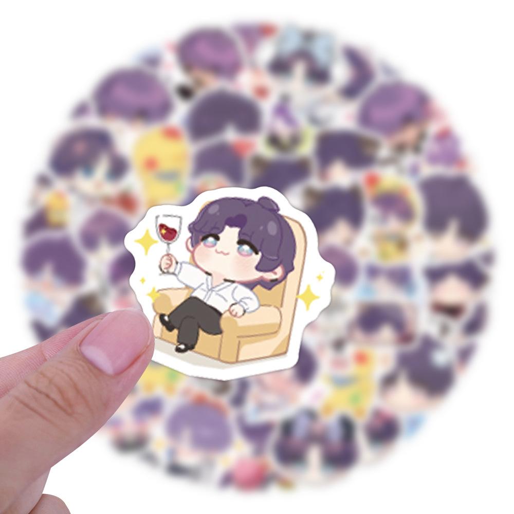 100 New Models Qi Yu QQ People Cartoon Graffiti Stickers Decorate Refrigerator Mobile Phone Skateboard DIY Stickers