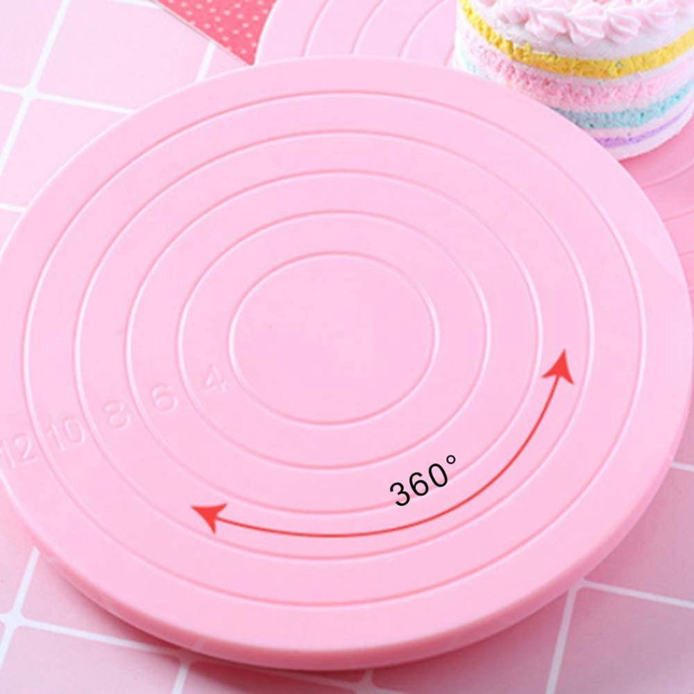 360 Degree Revolving Baking Tools Cake Swivel Stand Rotary Table Cookie Decorating Turntable