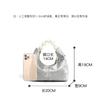 New Chinese National Style Dumpling Bag Satin Cowhide Women's Bag Niche One Shoulder Crossbody Handbag Leather Chain Bag Women's Bag