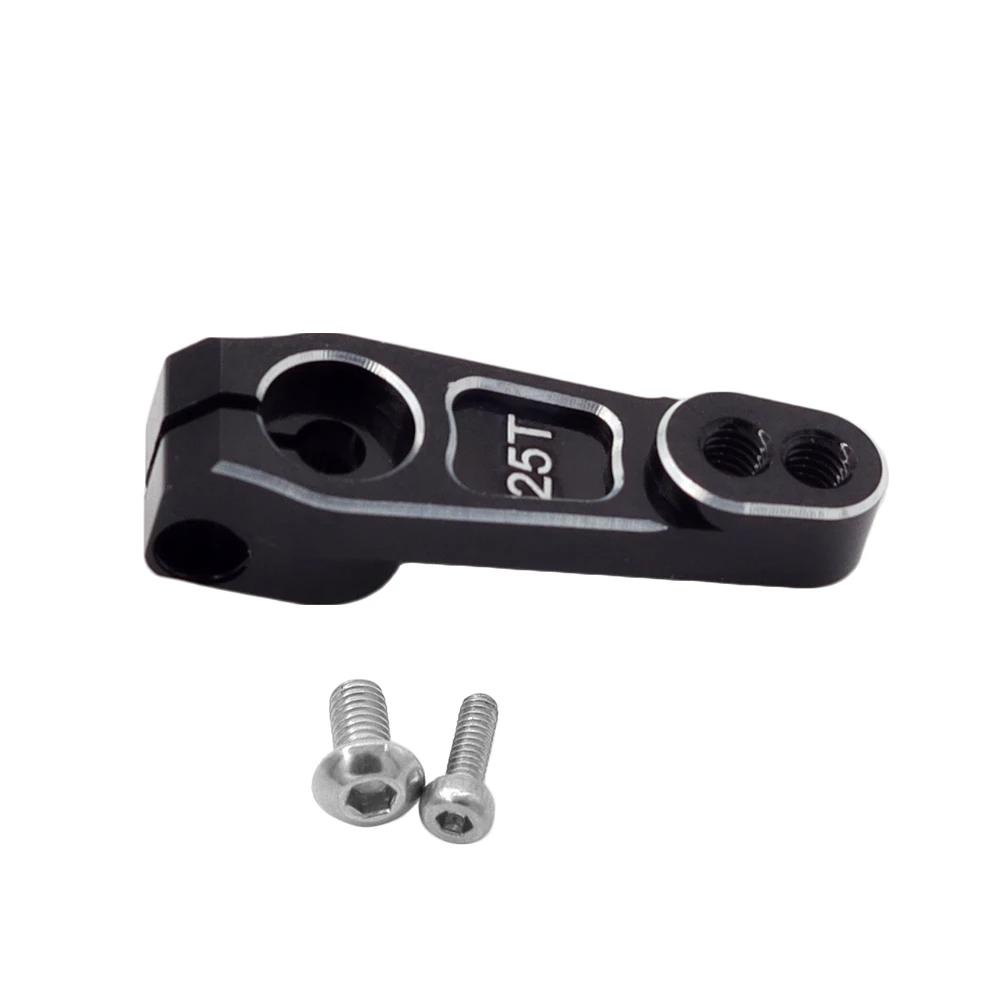 Metal 25t Steering Arm Servo Horn 7075-t651 For 1/10 RC Crawler Axial Scx10 Yikong Rgt Rc4wd Trax Trx4 Trx-6 Parts