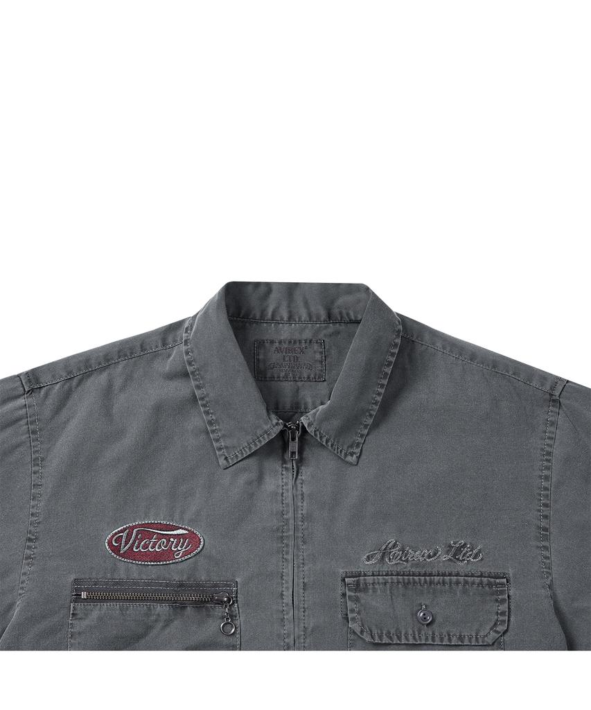Avirex Fade Embroidery Work Jacket / 7836152009 Charcoal