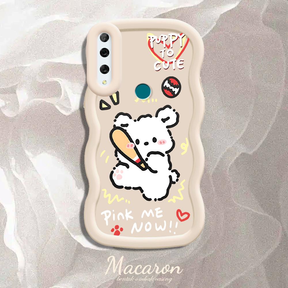 

Окрашенный узор Big Wave Edge Мягкий силиконовый материал Macaron чехол для телефона противоударный защитный резиновый чехол для iPhone Huawei Honor Infinix Tecno Tecno Pop 7 белый