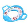 Baby Potty Training Seat for Boys Girls Toddler Potty Seat Soft Cushion with Non Slip Base Handles Splashing Guard Blue