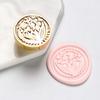 Star Sky Lotus Rose Pattern Wax Seal Stamp Retro Sealing Wax Stamp Replace Head Flowers Leaf Decorate Gift
