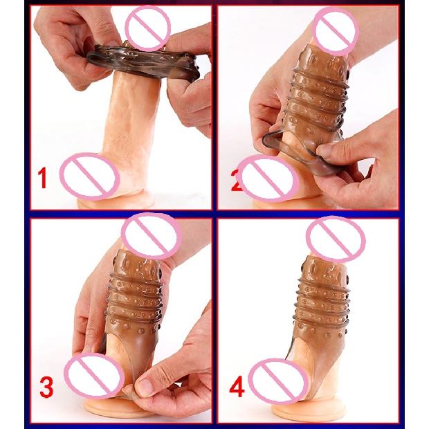 Penis Cock Ring Reusable Silicone Delay Ejaculation Stronger Erection Sex Toys Adult Nozzle Ring Cock For Men Male Sex