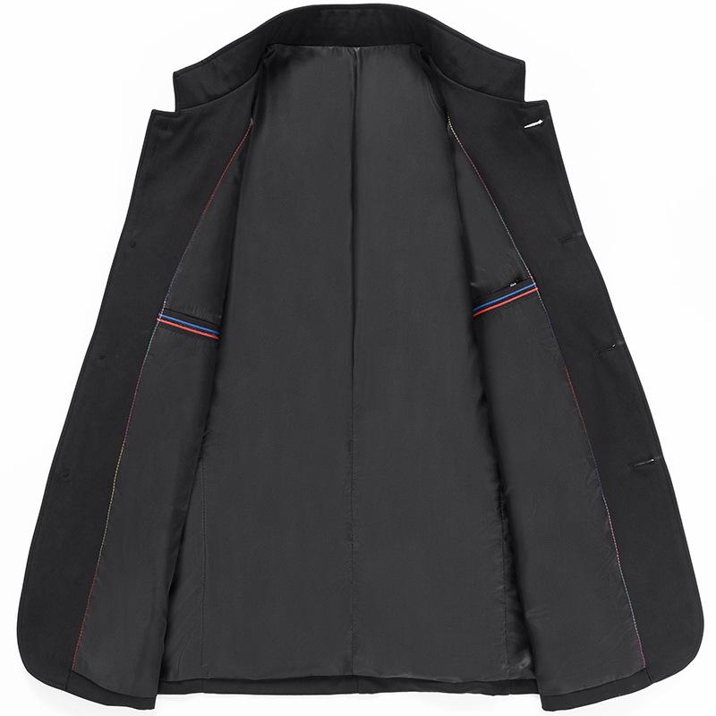 Men's Stand-up Collar Jacket Spring and Autumn Middle-aged Casual Men's Clothing Slim-fit Top Business Men's Jacket