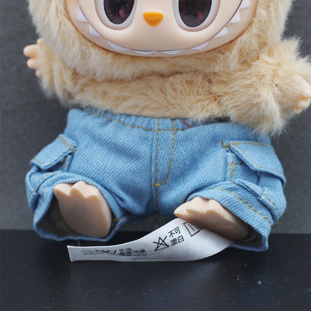 For 17cm Labubu Doll Clothes Fashion Clothes Shorts Doll Clothes Color Match Pants Dolls Accessories Cute Decoration Little Clothes