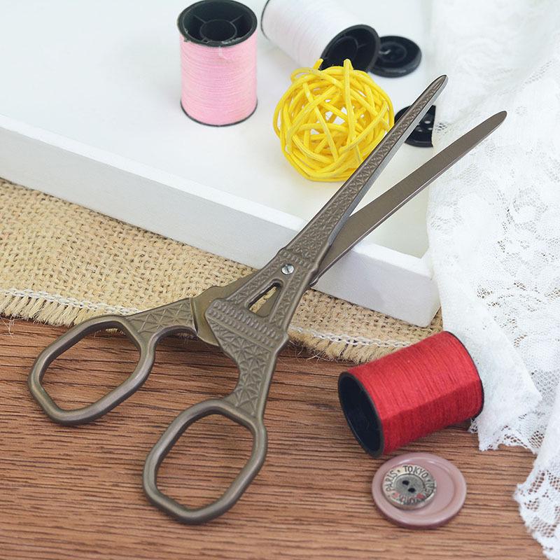 Xinyi Eiffel Tower Vintage Craft Scissors for Cross-stitch and Tea Bags