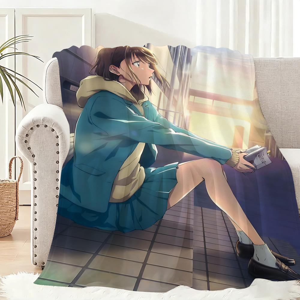 cartoon Ao no Hako blue box Anime Throw Lightweight 240g Flannel Blanket Soft Skin-friendly for Summer Cooling