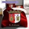 BRA logo Bedding Quilt Set Quilt Cover Pillowcase Home Decoration Birthday Gift (1 * duvet cover + 2 * pillowcase, without core)