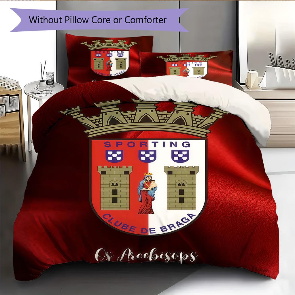 BRA logo Bedding Quilt Set Quilt Cover Pillowcase Home Decoration Birthday Gift (1 * duvet cover + 2 * pillowcase, without core)