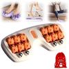 Portable Double Foot Massage Roller with Acupressure Nodes for Plantar Fasciitis & Fatigue Relief – Compact Gift for Home/Office